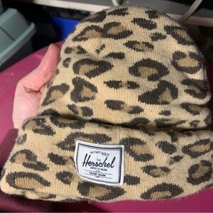 Herschel Leopard Print Beanie